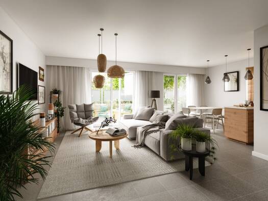 Appartement à vendre - neuf 364 000 € 3 pièces 2 chambres 79 m² RDC/2 Marcilly-d'Azergues 69380