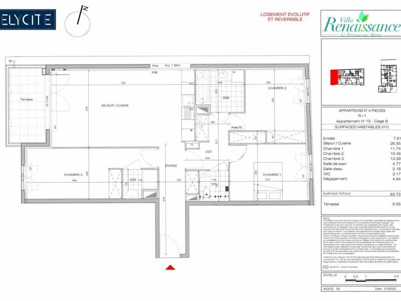 Maison à louer, 83m², LE PERREUX SUR MARNE