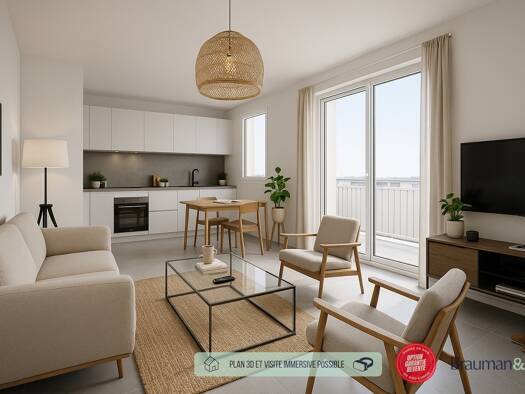 Appartement à vendre 193 150 € 1 pièce 27 m² 2ème étage Centre Nanterre 92000