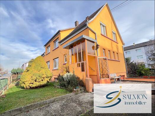 Maison à vendre 249 100 € 4 pièces 3 chambres 87 m² 627 m² de terrain Centre Erstein 67150