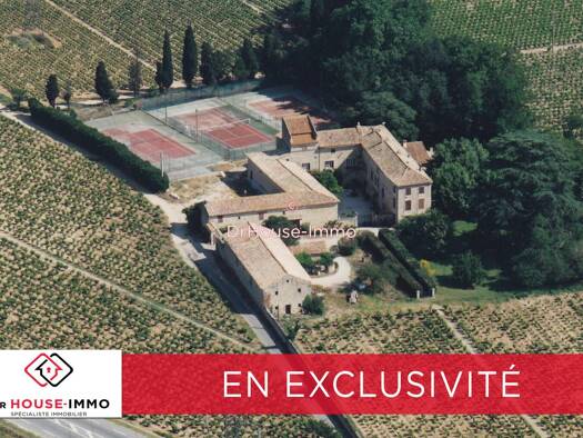 Maison à vendre 988 000 € 8 pièces 5 chambres 370 m² 50 000 m² de terrain Orsan 30200