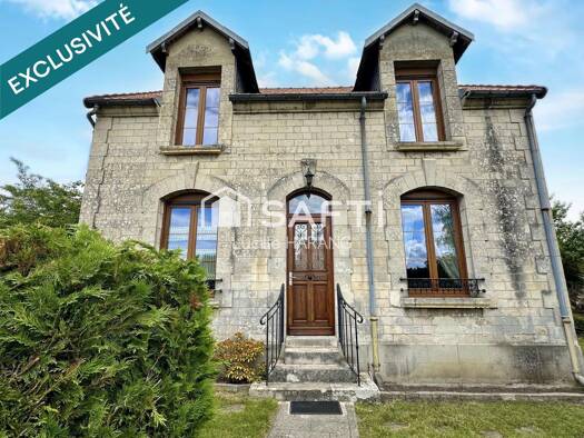 Maison à vendre 205 000 € 5 pièces 3 chambres 125 m² 1 462 m² de terrain Bazoches-et-Saint-Thibaut 02220