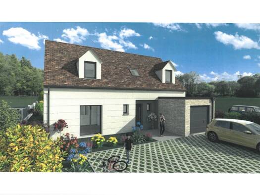 Terrain avec maison neuve à vendre 585 000 € 5 pièces 3 chambres 130 m² 796 m² de terrain Gometz-la-Ville 91400