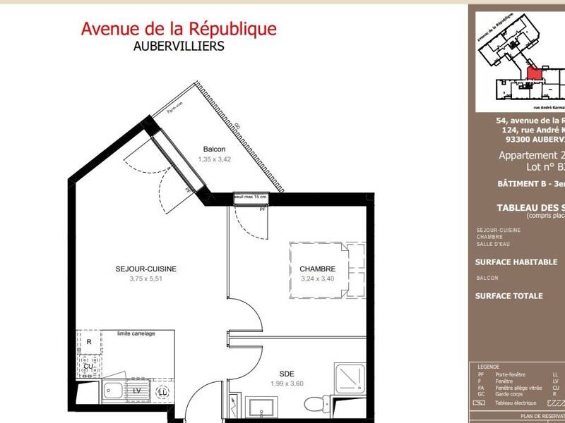 Maison à louer, 39m², AUBERVILLIERS