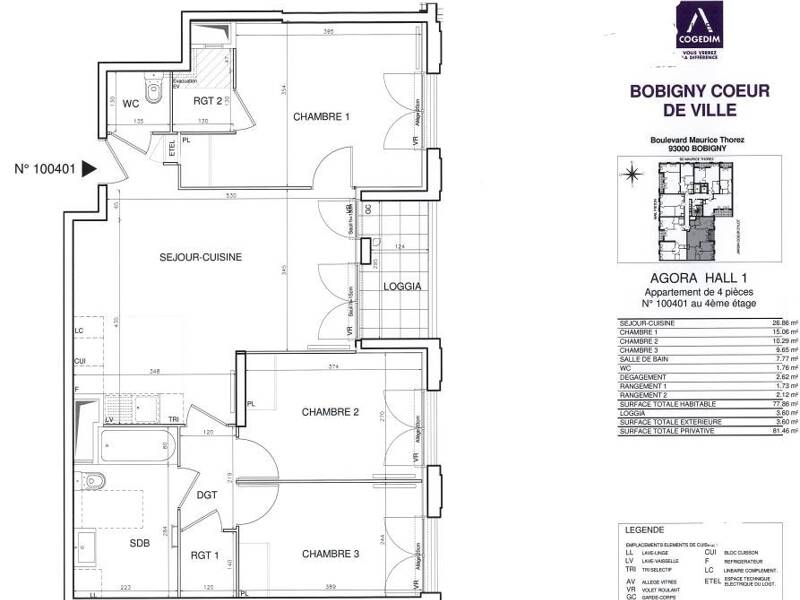 Maison à louer, 76m², BOBIGNY