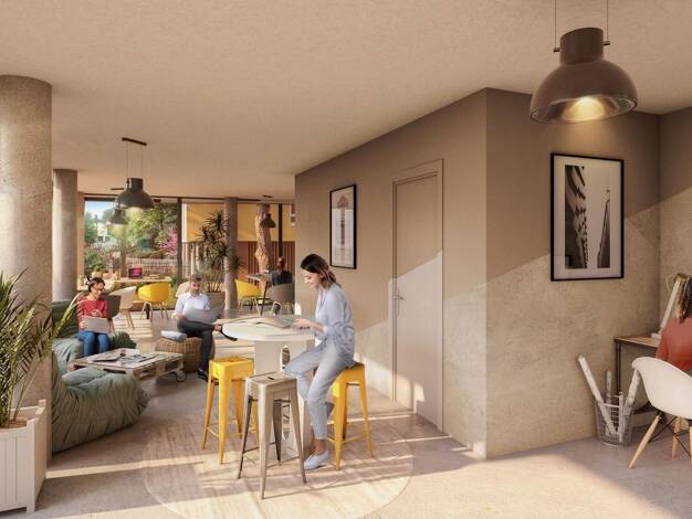 Appartement à vendre - neuf 139 000 € 1 pièce 16,3 m² Étage 1/2 dès le 31/07/2027 Plan des Quatre Seigneurs Montpellier 34000