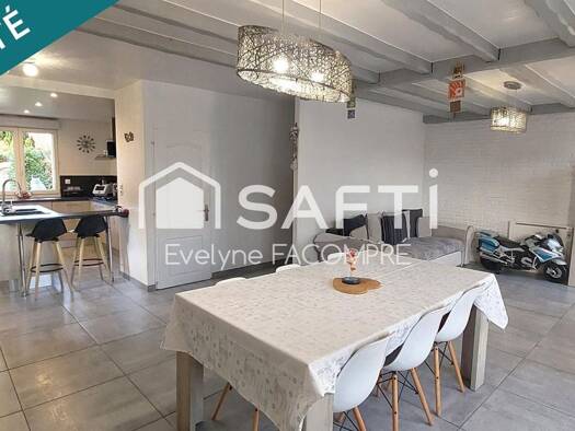 Maison de plain-pied à vendre 270 000 € 6 pièces 4 chambres 102 m² 604 m² de terrain Sud Oye-Plage 62215