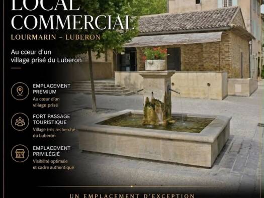 Restaurant à vendre 350 000 € 90 m² d'espace de restauration Lourmarin 84160