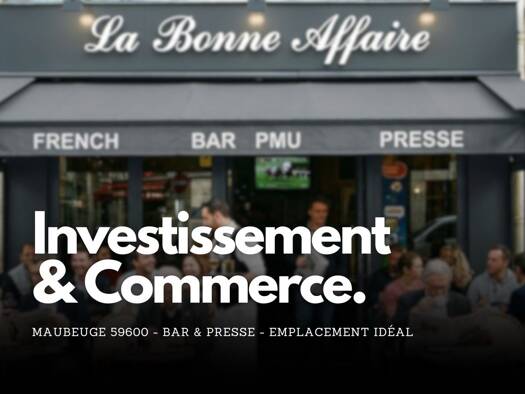 Boutique à vendre Fonds de commerce 144 990 € 120 m² de surface de vente Valenciennes 59300