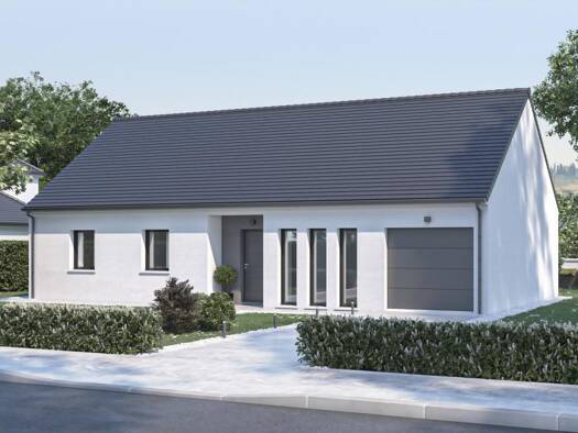 Terrain avec maison neuve à vendre 219 450 € 6 pièces 4 chambres 100 m² 409 m² de terrain Sept-Saulx 51400