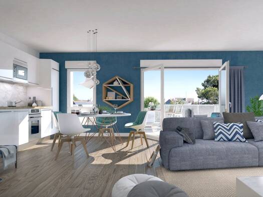 Appartement à vendre - neuf 150 000 € 2 pièces 44,24 m² RDC dès le 31/12/2027 Guilvinec 29730