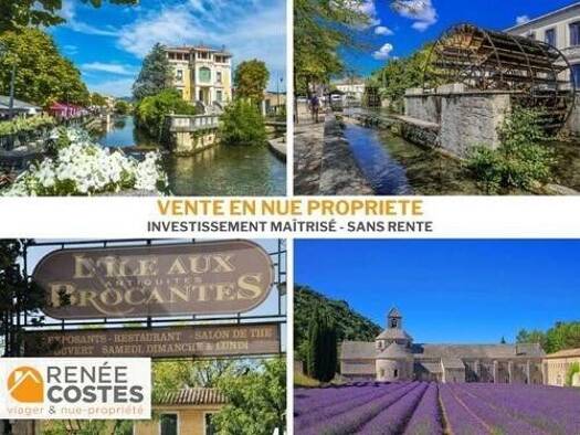 Appartement en viager occupé Bouquet 71 052 € 1 pièce 30 m² Étage 3/3 Nevons-route d'Apt L'Isle-sur-la-Sorgue 84800