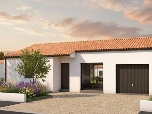 Terrain avec maison neuve à vendre 237 388 € 3 pièces 2 chambres 71 m² 612 m² de terrain Notre-Dame Cholet 49300