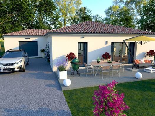 Terrain avec maison neuve à vendre 296 000 € 6 pièces 4 chambres 128 m² 986 m² de terrain Brie 16590