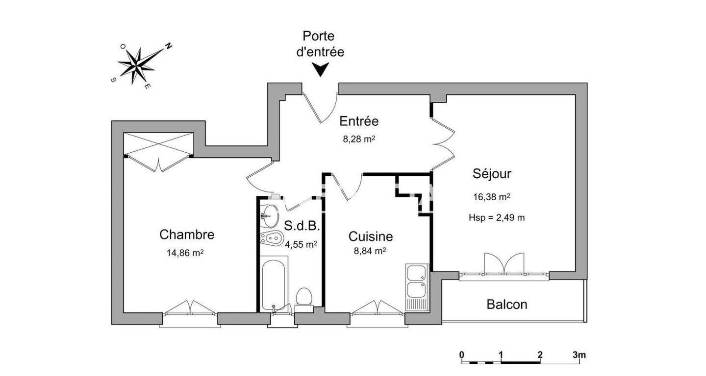 Maison à louer, 53m², VALENCE