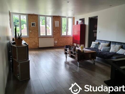 Colocation à louer 440 € 1 pièce 1 chambre 10 m² RDC Grieu-Vallon Suisse-Saint Milaire-Mont Gargan Rouen 76000