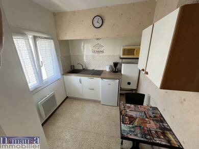 Appartement à louer 430 € 1 pièce 16 m² Étage 1/2 Nimes 30900