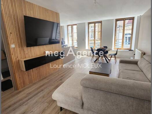 Appartement à vendre 180 000 € 3 pièces 1 chambre 55 m² Étage 1/3 Dernier Sou-Vieille Ville Boulogne-sur-Mer 62200