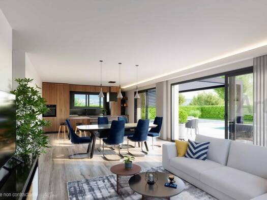 Terrain avec maison neuve à vendre 913 520 € 6 pièces 5 chambres 145 m² 1 100 m² de terrain Epagny Metz-Tessy 74370