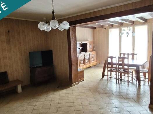Maison à vendre 90 000 € 5 pièces 3 chambres 90 m² 281 m² de terrain Noyen-sur-Sarthe 72430