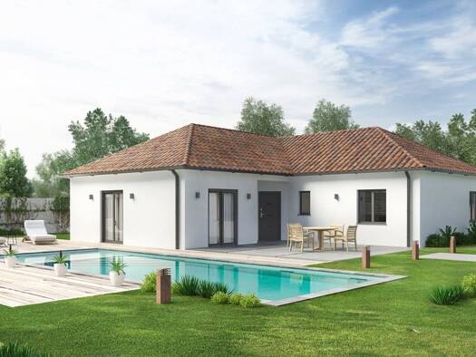 Terrain avec maison neuve à vendre 202 430 € 4 pièces 3 chambres 89 m² 446 m² de terrain Saint-Germain-Laprade 43700