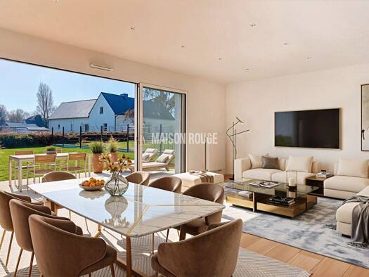 Maison de plain-pied à vendre - Première occupation 393 300 € 6 pièces 3 chambres 108,5 m² 484 m² de terrain Pleubian 22610