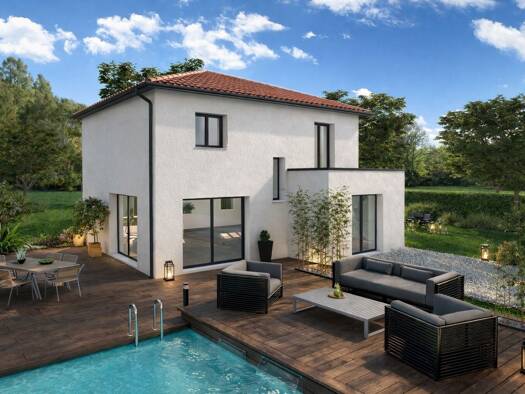 Terrain avec maison neuve à vendre 230 000 € 4 pièces 3 chambres 85 m² 500 m² de terrain Villefontaine 38090