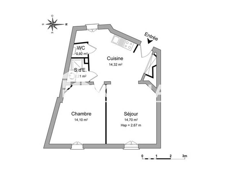 Maison à louer, 46m², BREST