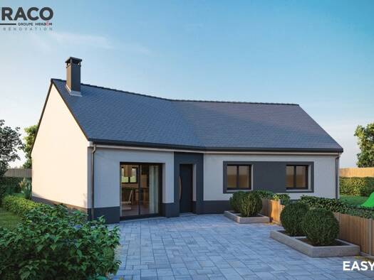 Terrain avec maison neuve à vendre 209 000 € 4 pièces 3 chambres 93 m² 1 021 m² de terrain Portes 27190