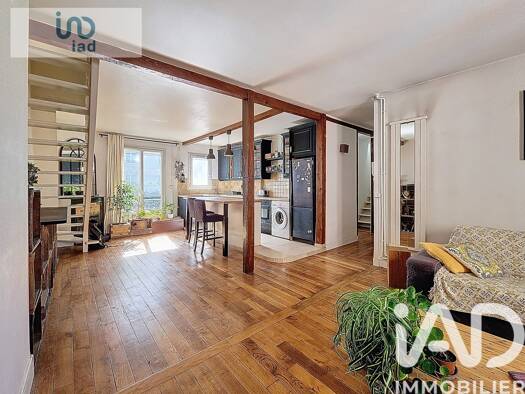Appartement à vendre 650 000 € 5 pièces 4 chambres 77,09 m² Étage 4/4 Danube-Porte des Lilas Paris 19ème arrondissement 75019