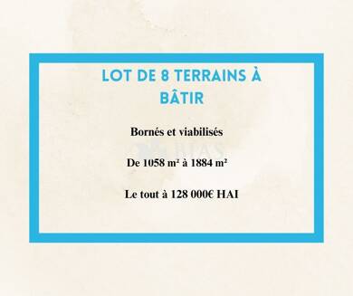 Terrain constructible viabilisé à vendre 128 000 € 8 232 m² de terrain Saint Paul Pont-Audemer 27500