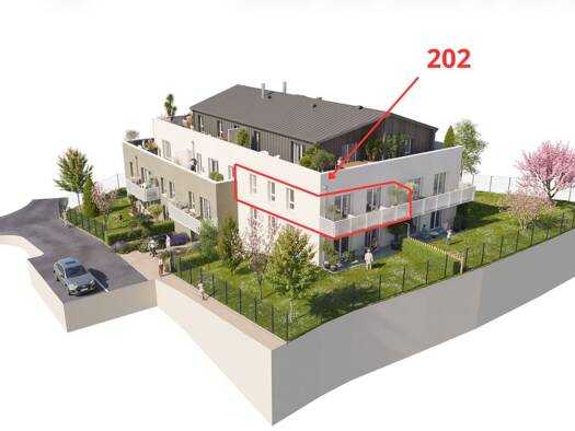 Appartement à vendre - neuf 290 000 € 3 pièces 2 chambres 75,9 m² dès le 31/12/2027 Duclair 76480