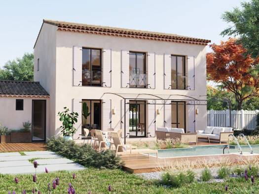 Terrain avec maison neuve à vendre 523 000 € 5 pièces 3 chambres 95 m² 850 m² de terrain Pesquier Gardanne 13120