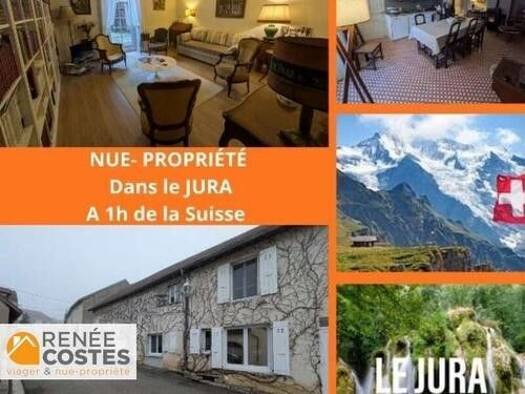 Maison en viager occupé Bouquet 102 786 € 5 pièces 3 chambres 120 m² 567 m² de terrain Menétru-le-Vignoble 39210