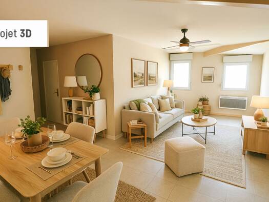 Appartement à vendre 97 000 € 3 pièces 2 chambres 67 m² Étage 3/3 Saint Jean d'Août Mont-de-Marsan 40000