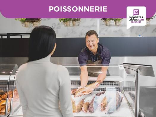 Poissonnerie à vendre Fonds de commerce 26 000 € 1 pièce 40 m² de surface de vente Le Molay-Littry 14330