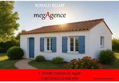 Terrain constructible à vendre 86 000 € 214 m² de terrain Bretignolles-sur-Mer 85470