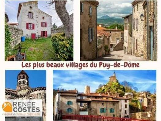 Maison en viager occupé Bouquet 36 958 € 4 pièces 4 chambres 150 m² 635 m² de terrain Centre Issoire 63500