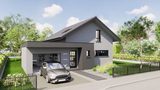 Terrain avec maison neuve à vendre 512 125 € Bonneville 74130