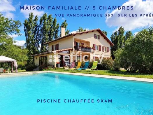 Maison à vendre 308 560 € 9 pièces 5 chambres 247 m² 2 887 m² de terrain Prat-Bonrepaux 09160