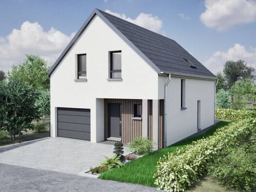 Terrain avec maison neuve à vendre 482 760 € 6 pièces 4 chambres 110 m² 410 m² de terrain Eschau 67114