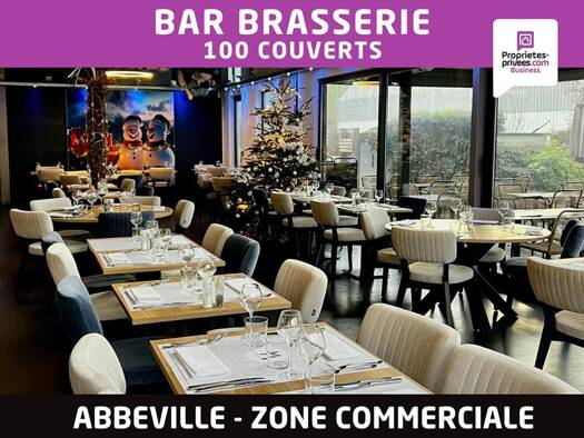 Restaurant à vendre Fonds de commerce 550 000 € 290 m² d'espace de restauration Centre Ville-Emonville Abbeville 80100