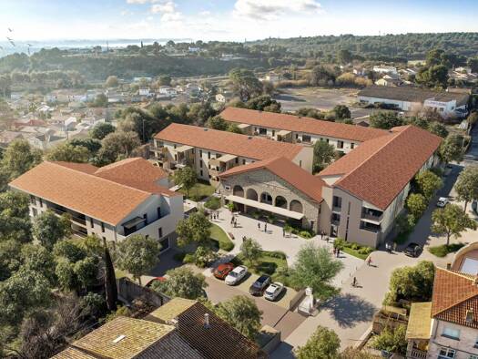 Appartement en viager - neuf 137 000 € 2 pièces 46,5 m² dès le 31/03/2028 Sud Poussan 34560