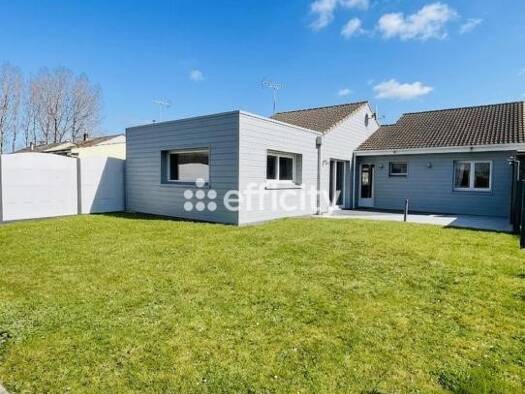 Maison de plain-pied à vendre 231 000 € 4 pièces 3 chambres 110 m² 316 m² de terrain Nord Oye-Plage 62215