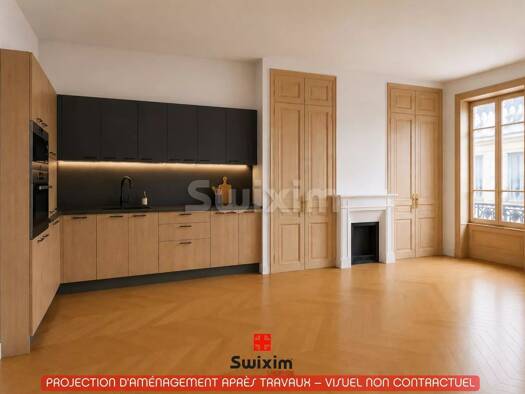 Appartement à vendre 390 000 € 3 pièces 2 chambres 63 m² Étage 1/4 Ainay Lyon 2ème arrondissement 69002