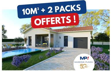 Terrain avec maison neuve à vendre 203 400 € Clessé 71260