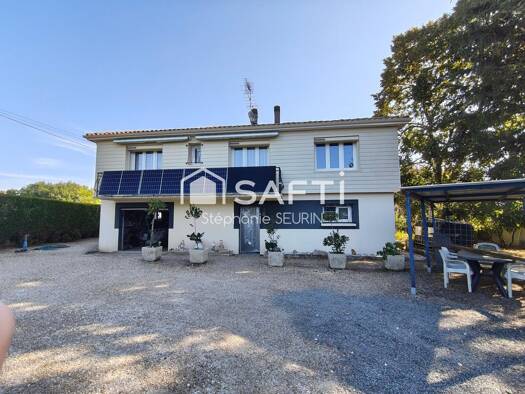 Maison à vendre 199 900 € 6 pièces 3 chambres 183 m² 2 150 m² de terrain Montlieu-la-Garde 17210