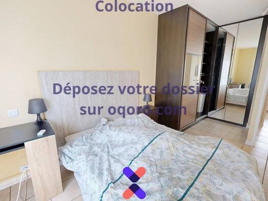 Colocation à louer 490 € 4 pièces 3 chambres 72 m² 1er étage Château Rezé 44400