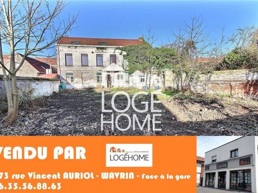 Maison à vendre 325 500 € 7 pièces 6 chambres 170 m² 970 m² de terrain Wavrin 59136