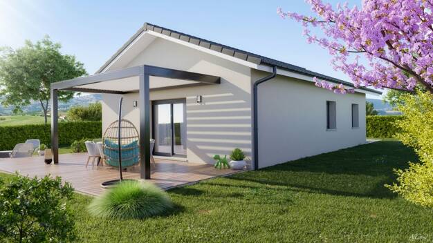 Terrain avec maison neuve à vendre 481 162 € Pougny 01550